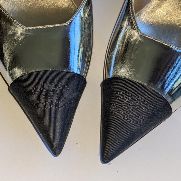 Chanel Light Gold Leather Heels (36.5) - Picture 2 of 12